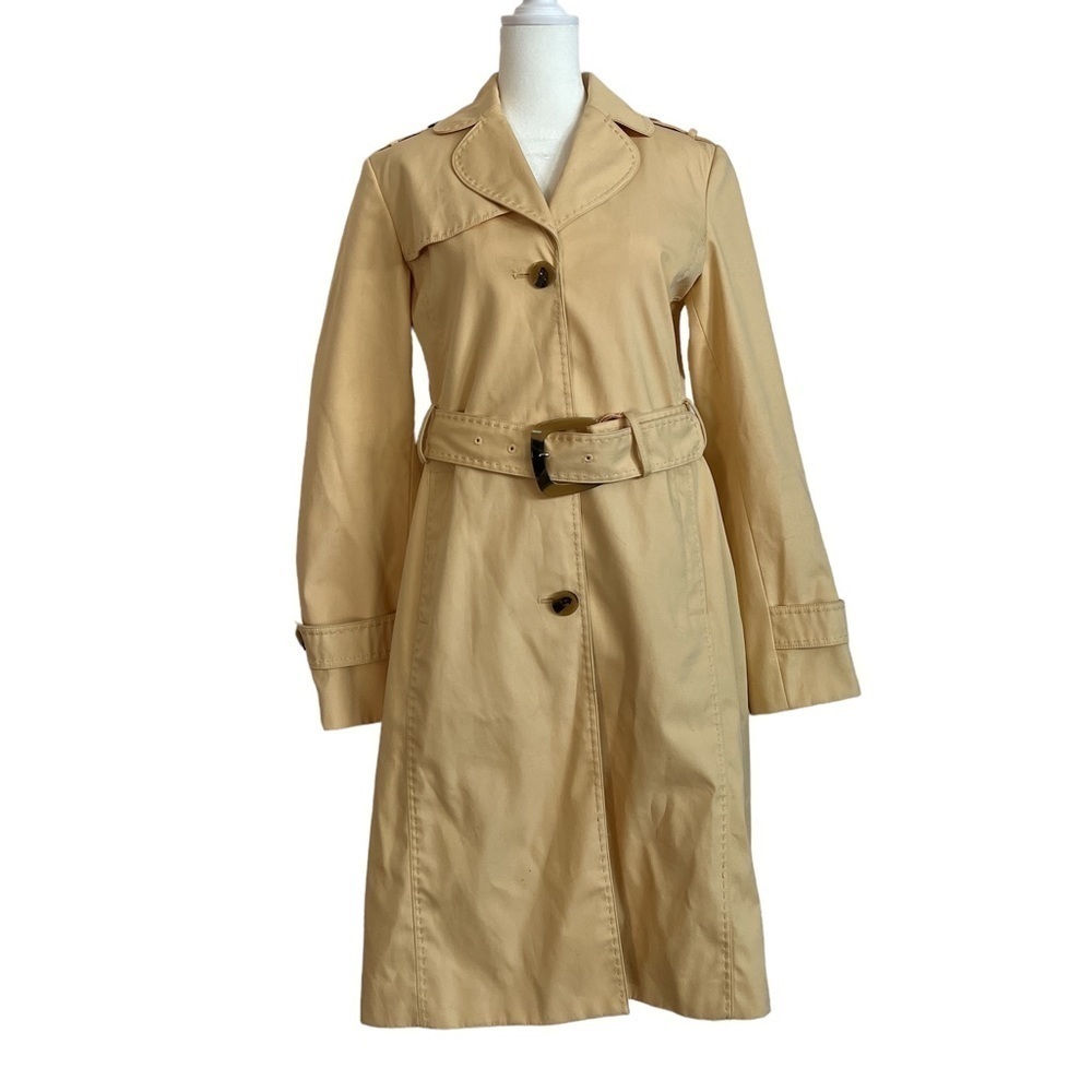 KENNETH COLE NEW YORK YELLOW WOMENS COAT SIZE M - Picture 5 of 11